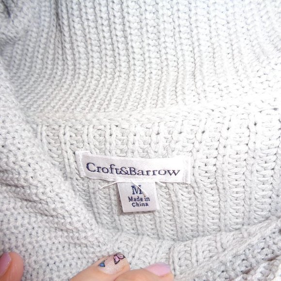 CROFT & Barrow Sweater Size Medium - Picture 5 of 9